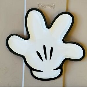 Mickey Mouse Hand Shaped plate